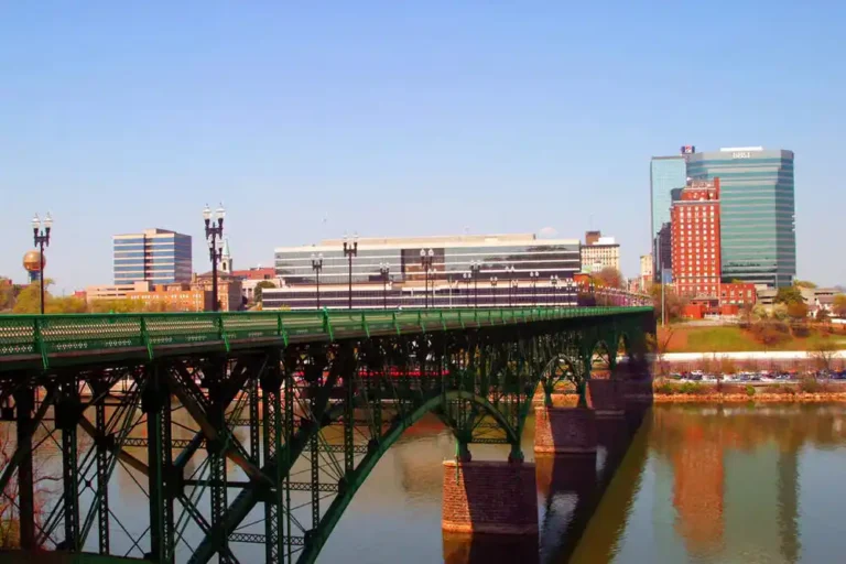 Gay Street and Cumberland River